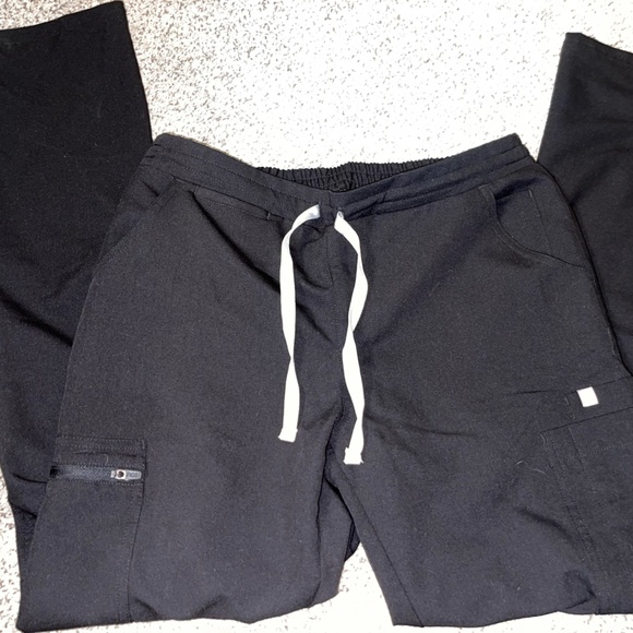 Figs Pants - Black figs straight leg. Never worn. Size small.